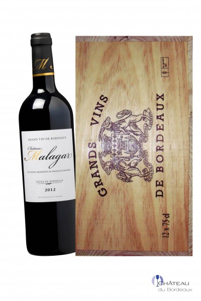 2012 Château Malagar 12er Holzkiste