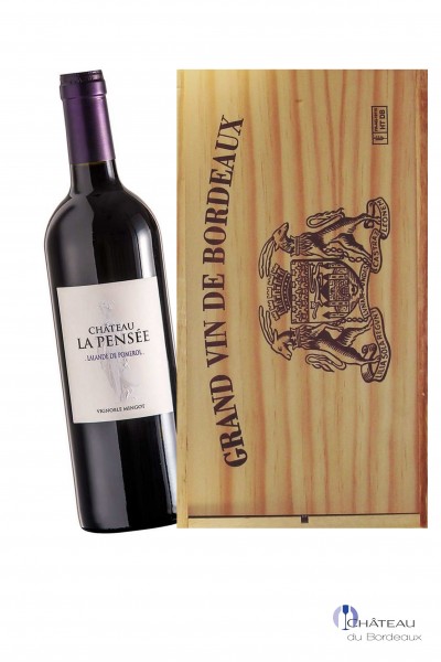 2014 Château La Pensée 2er Holzkiste