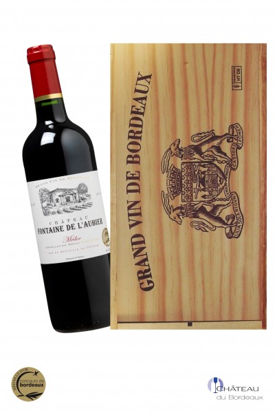 2012 Château Fontaine De L'Aubier 2er Holzkiste
