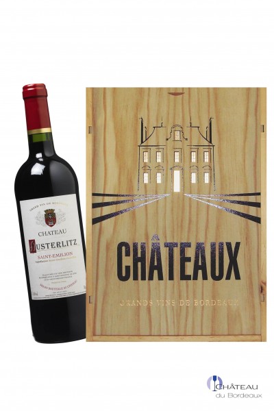 2014 Château Austerlitz 3er Holzkiste
